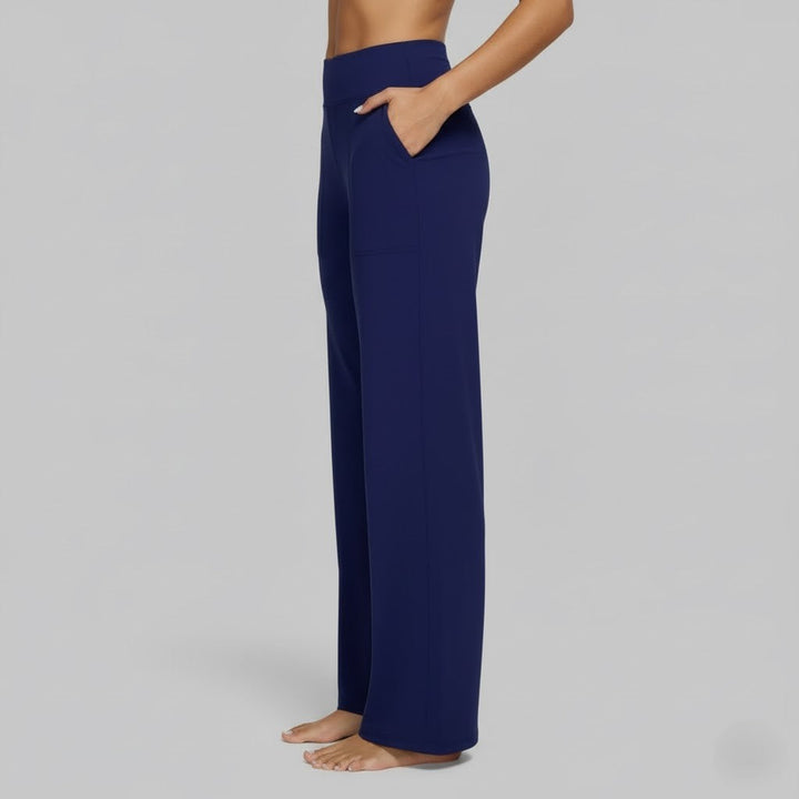 North | Women's Straight Leg High Waisted Casual Pants