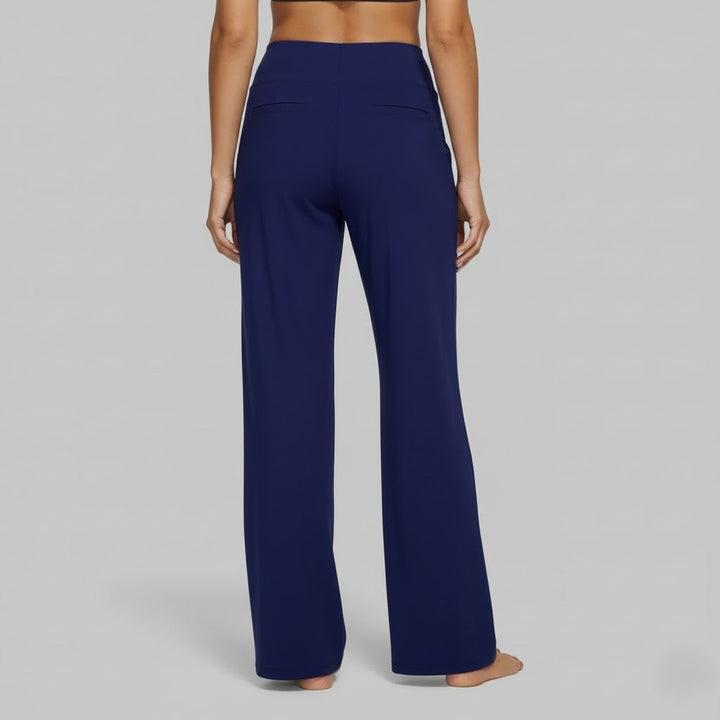 North | Women's Straight Leg High Waisted Casual Pants