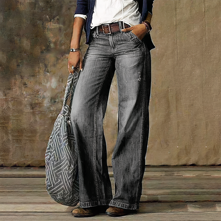 Autumn | Women's Denim Straight Leg Casual Relaxed Jeans