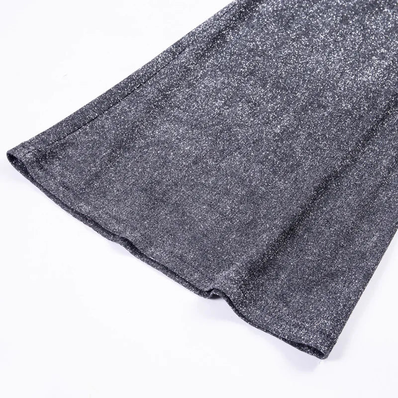 Eithne | Women High Waist Glitter Pants