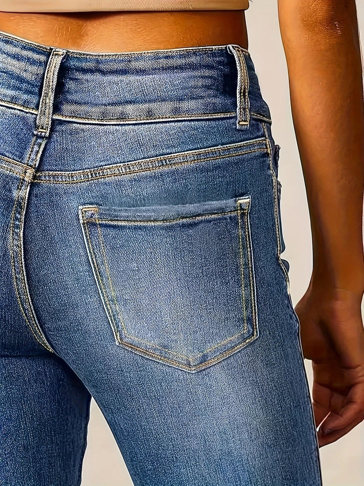 Aldgyth | Women High Rise Flare Jeans