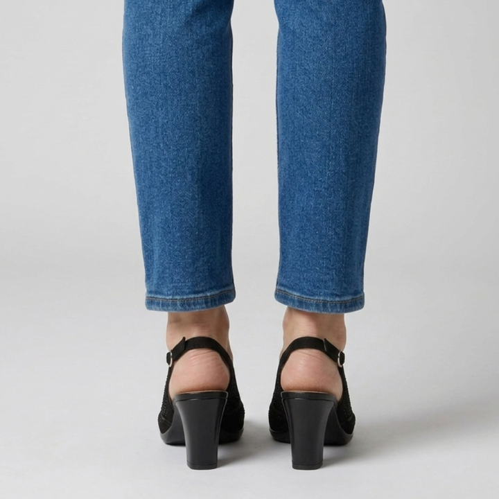 Vesper | Women Peep Toe Slingback High Heels