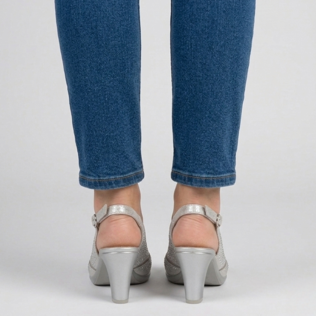 Vesper | Women Peep Toe Slingback High Heels
