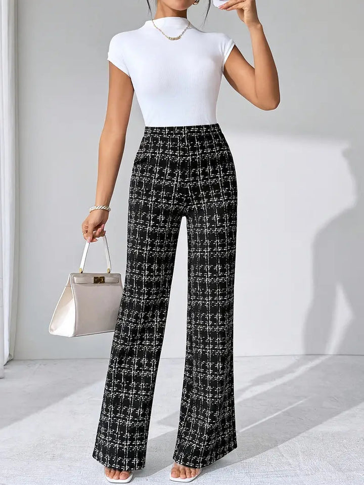 Ancret | Women High Waist Flare Pants