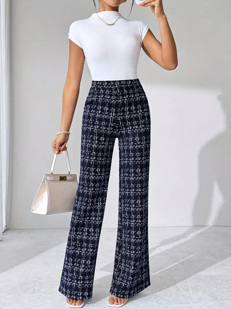 Ancret | Women High Waist Flare Pants