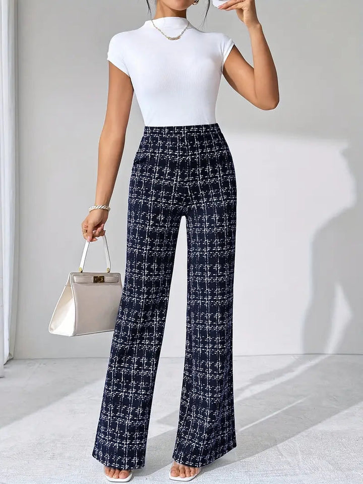 Ancret | Women High Waist Flare Pants