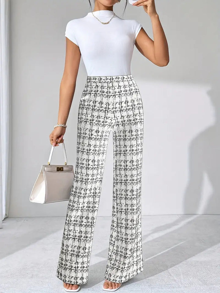 Ancret | Women High Waist Flare Pants