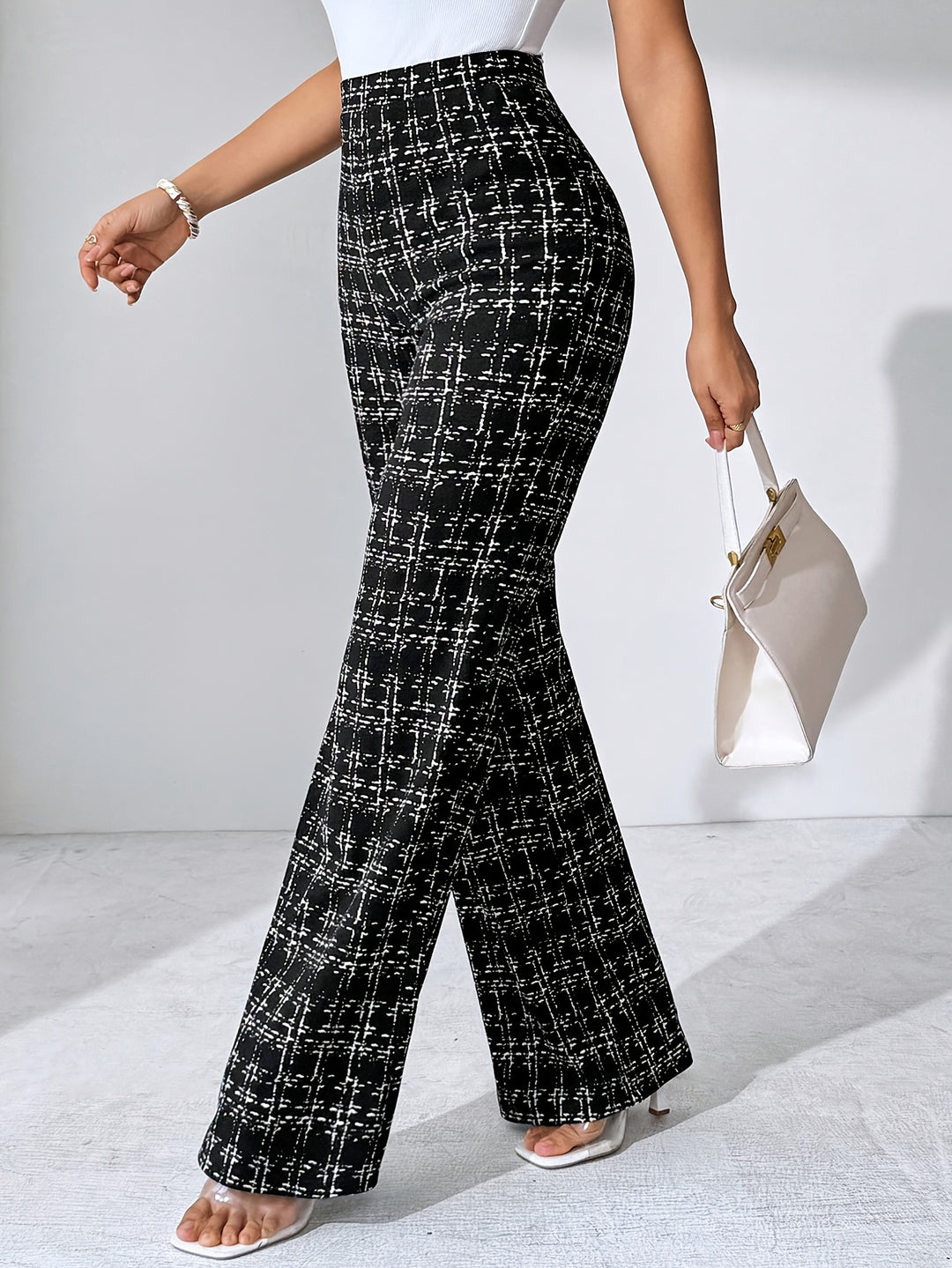 Ancret | Women High Waist Flare Pants