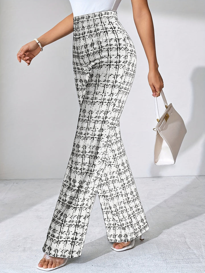 Ancret | Women High Waist Flare Pants