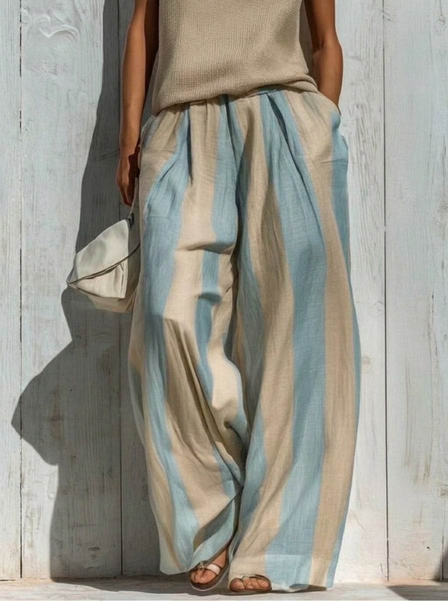 Minerva | Women Sleeveless Wide Leg Two Piece Set