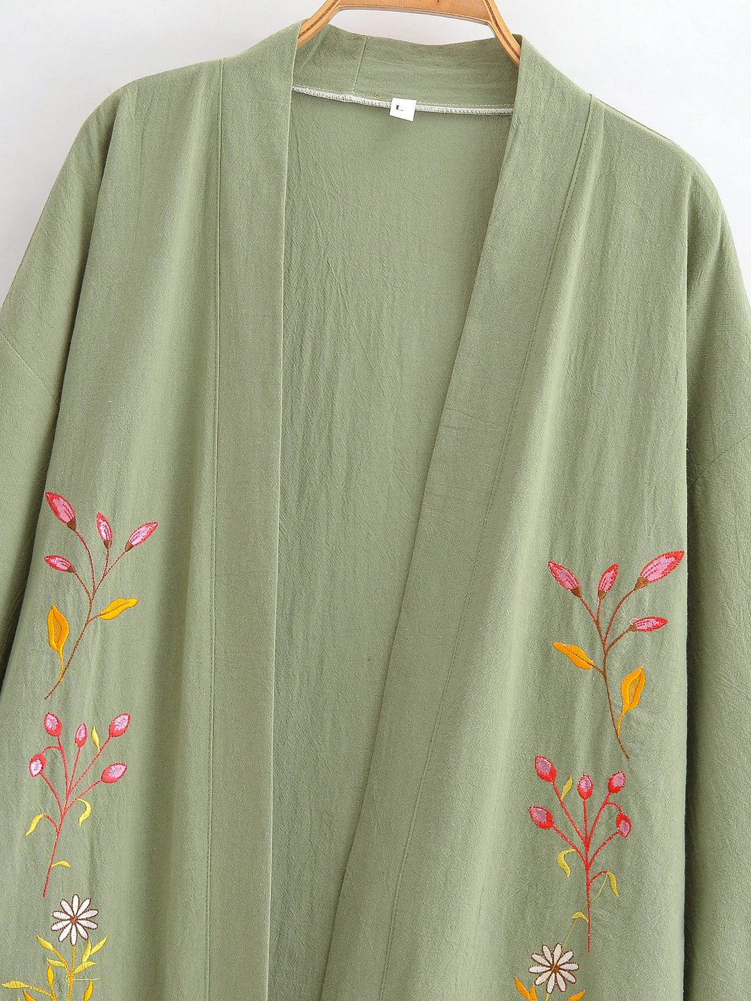 Wendla | Women Floral Embroidered Kimono Cardigan