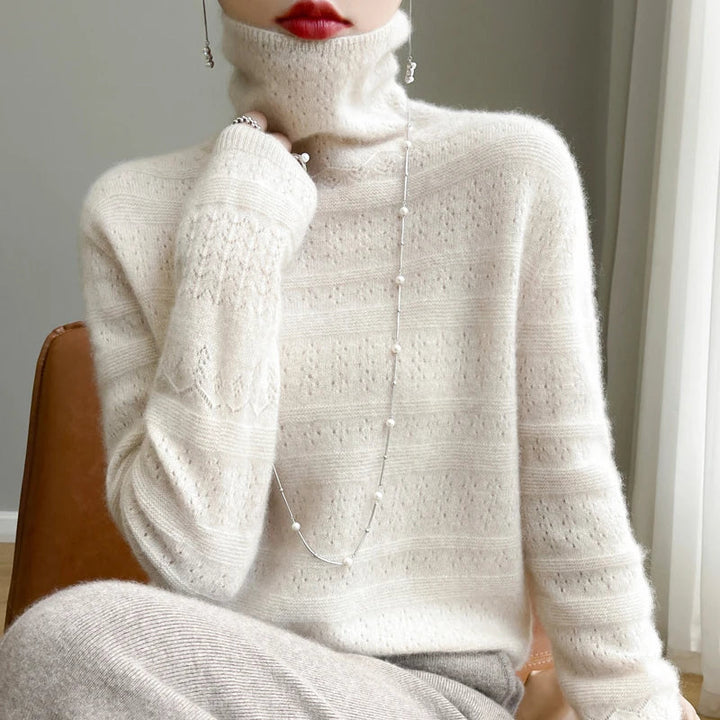 Annora | Women Turtleneck Wool Sweater