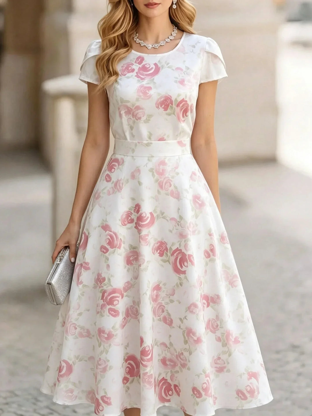 Ruby | Women's Floral Midi Dress