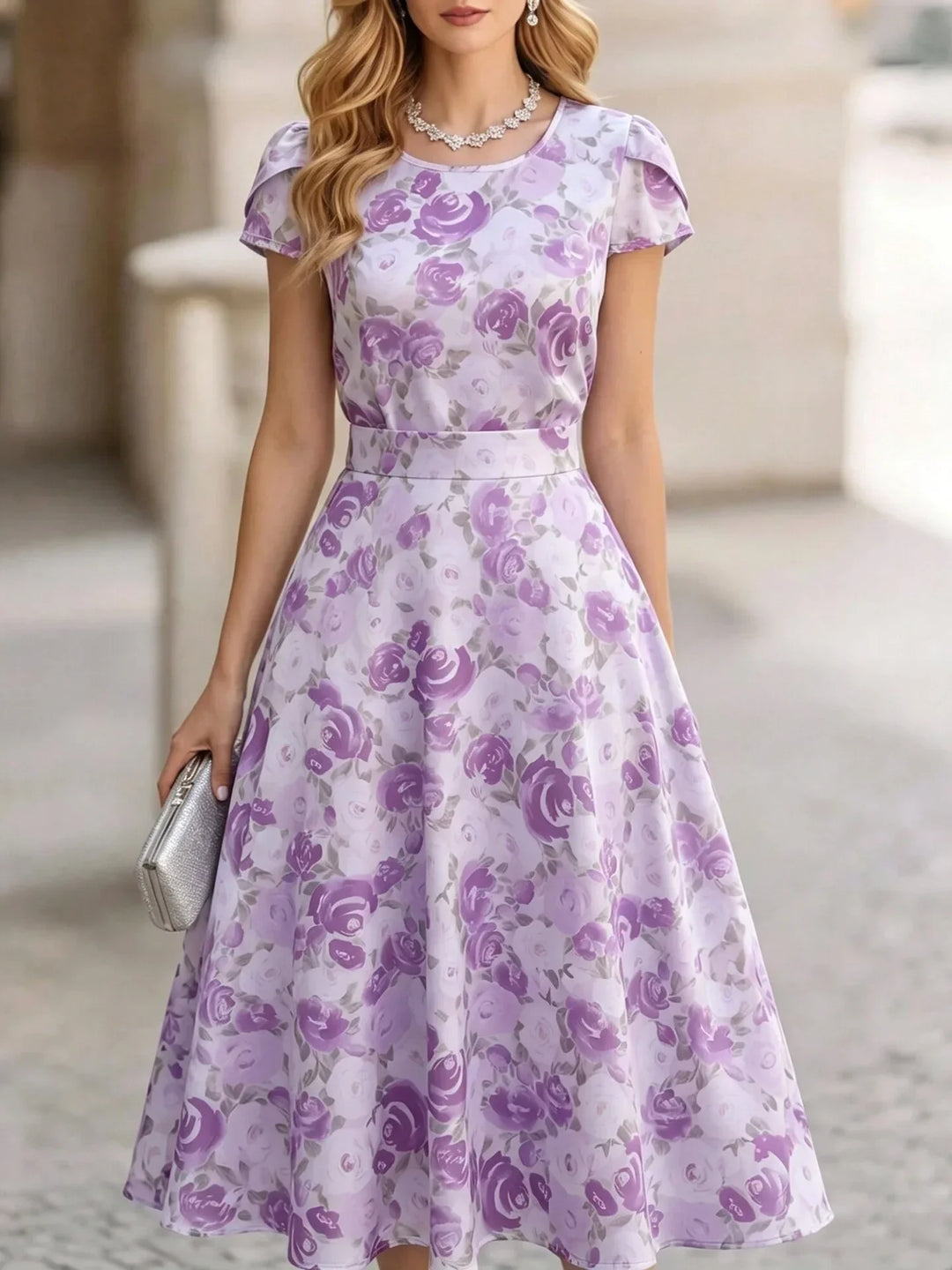 Ruby | Women's Floral Midi Dress