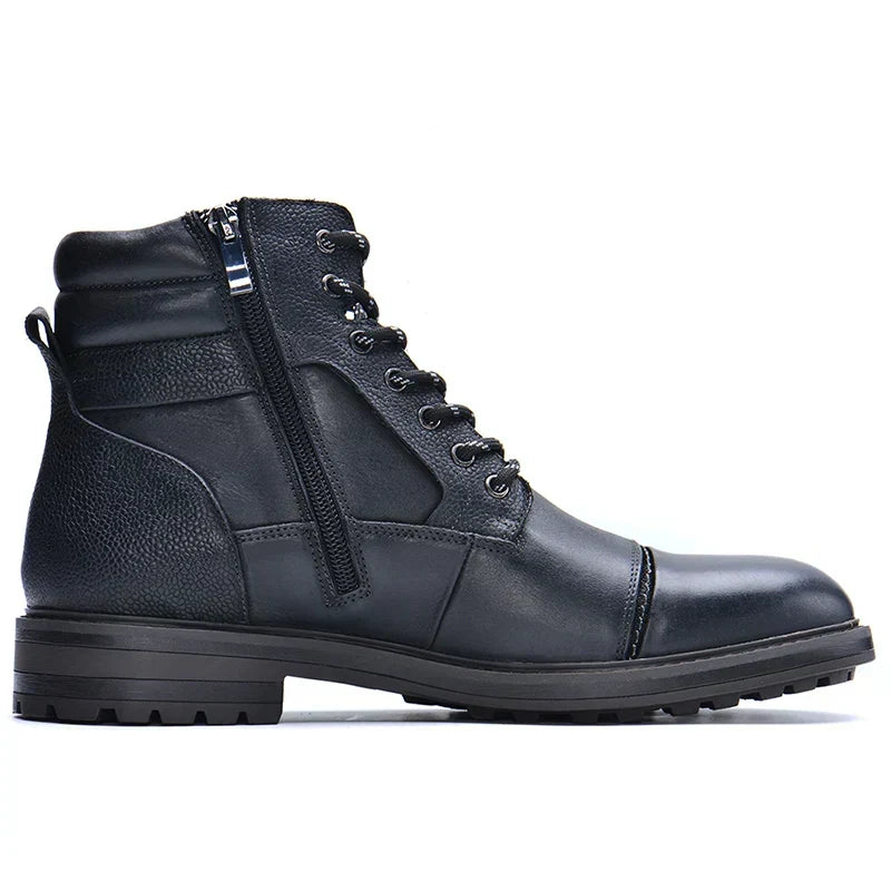 Angus | Men Zip Lace Ankle Boots