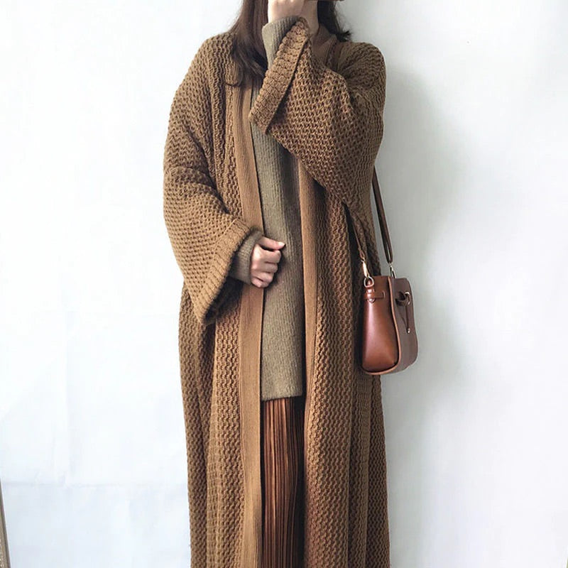 Vivien | Women Open Knit Duster Cardigan