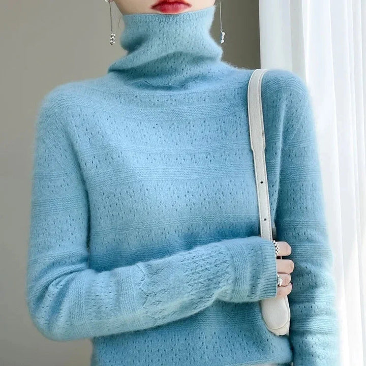 Annora | Women Turtleneck Wool Sweater