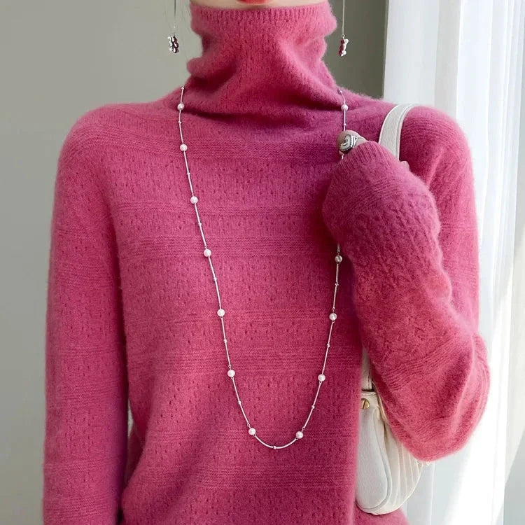 Annora | Women Turtleneck Wool Sweater