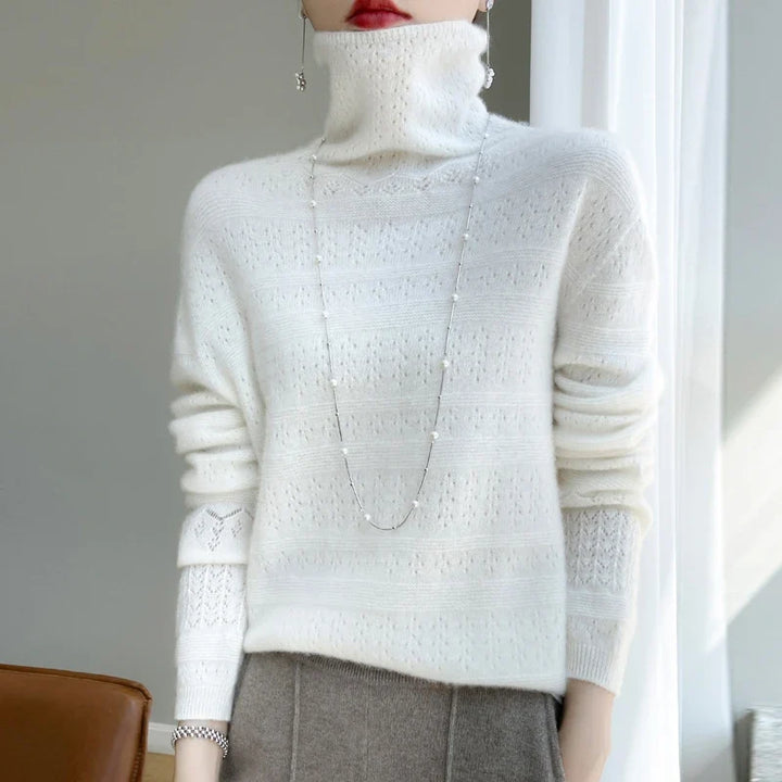 Annora | Women Turtleneck Wool Sweater
