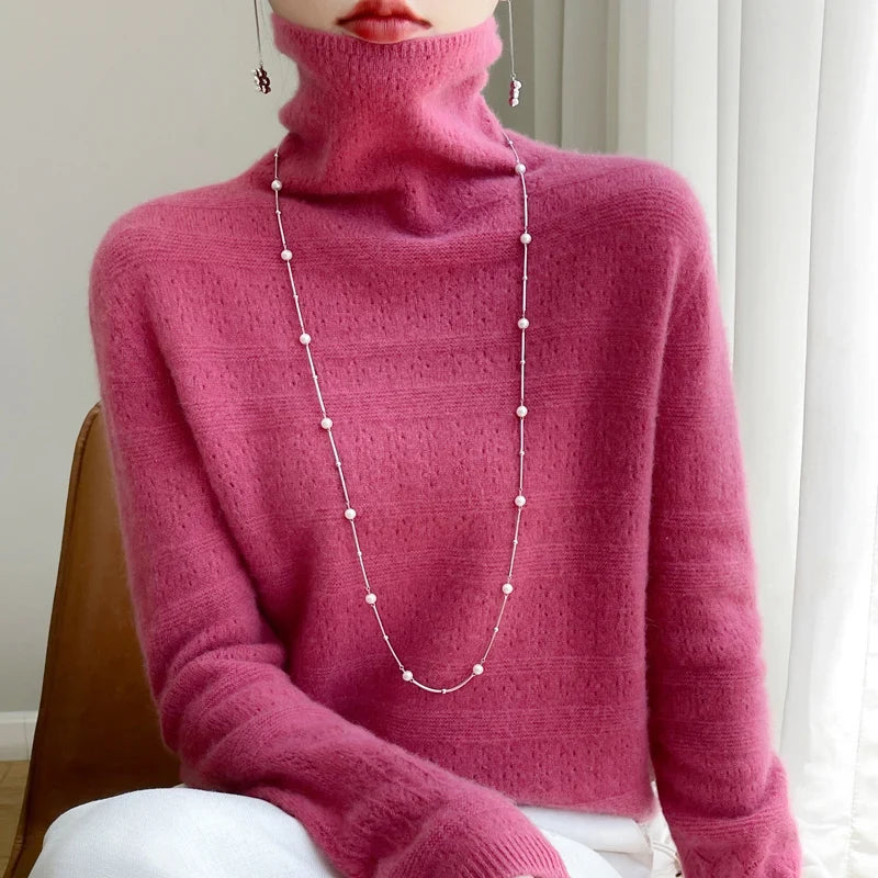Annora | Women Turtleneck Wool Sweater
