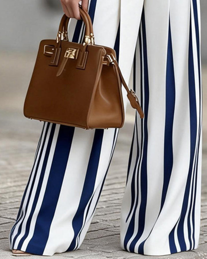 Rosamunde | Women Side Stripe Palazzo Pants
