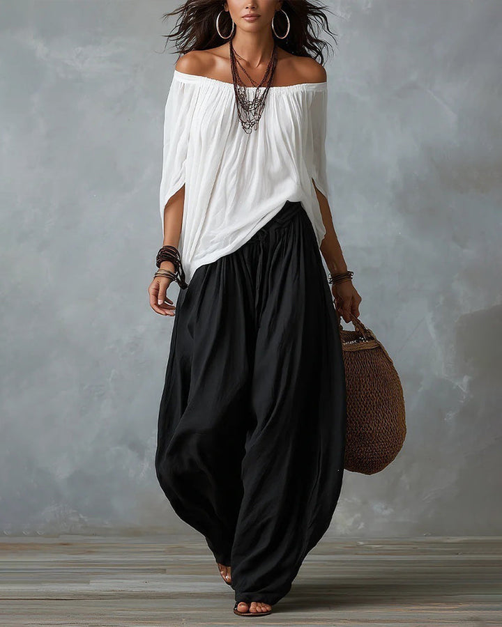 Wulfwyn | Women Off Shoulder Pants Set