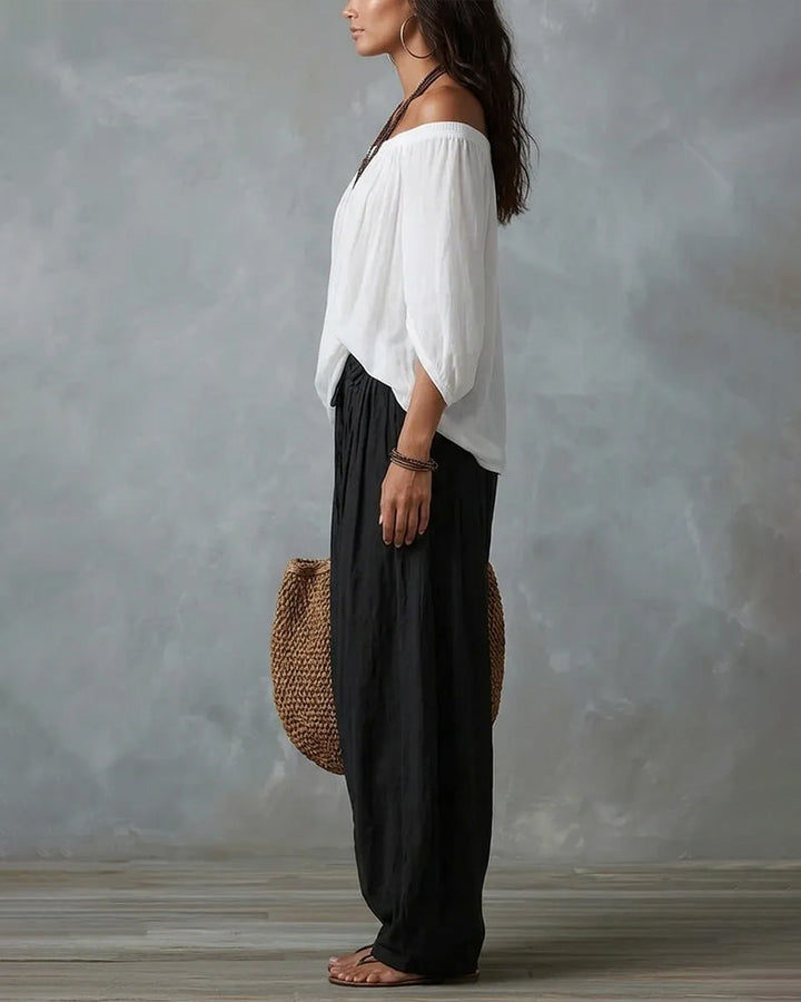 Wulfwyn | Women Off Shoulder Pants Set