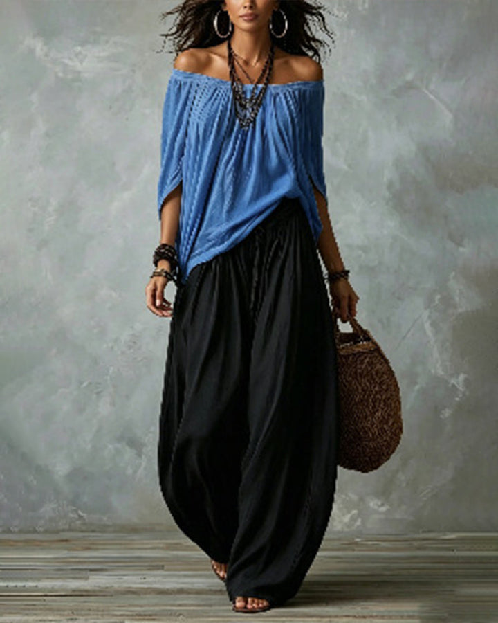 Wulfwyn | Women Off Shoulder Pants Set