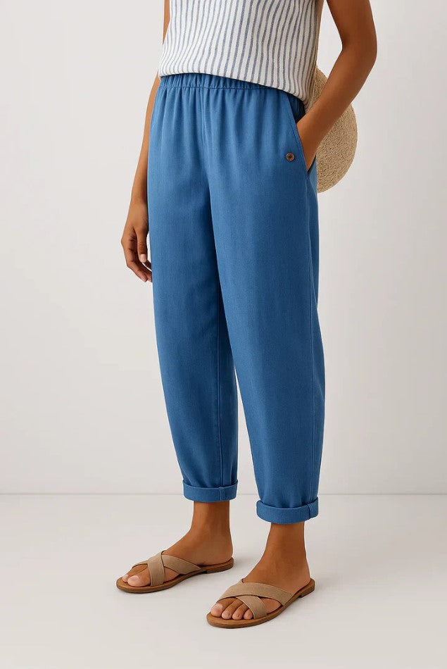 Irene | Women's Cotton Casual Vintage Trousers