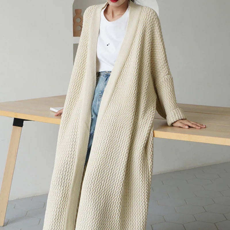 Vivien | Women Open Knit Duster Cardigan