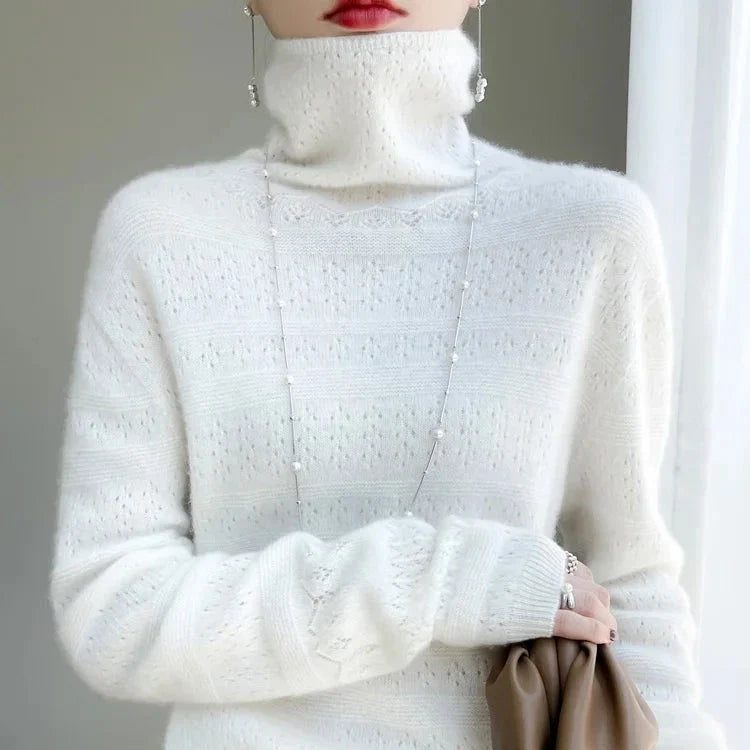 Annora | Women Turtleneck Wool Sweater
