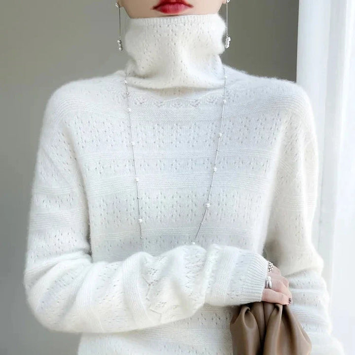 Annora | Women Turtleneck Wool Sweater
