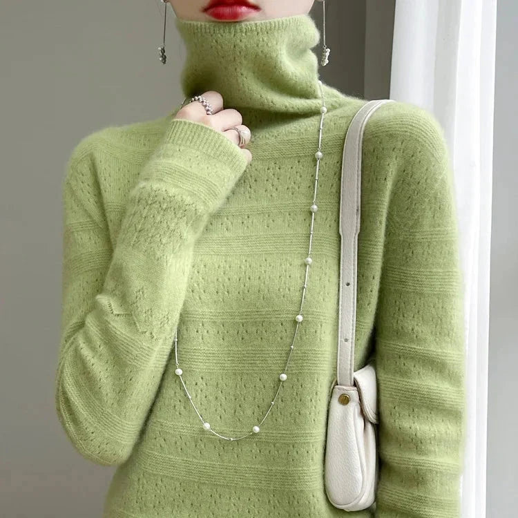 Annora | Women Turtleneck Wool Sweater