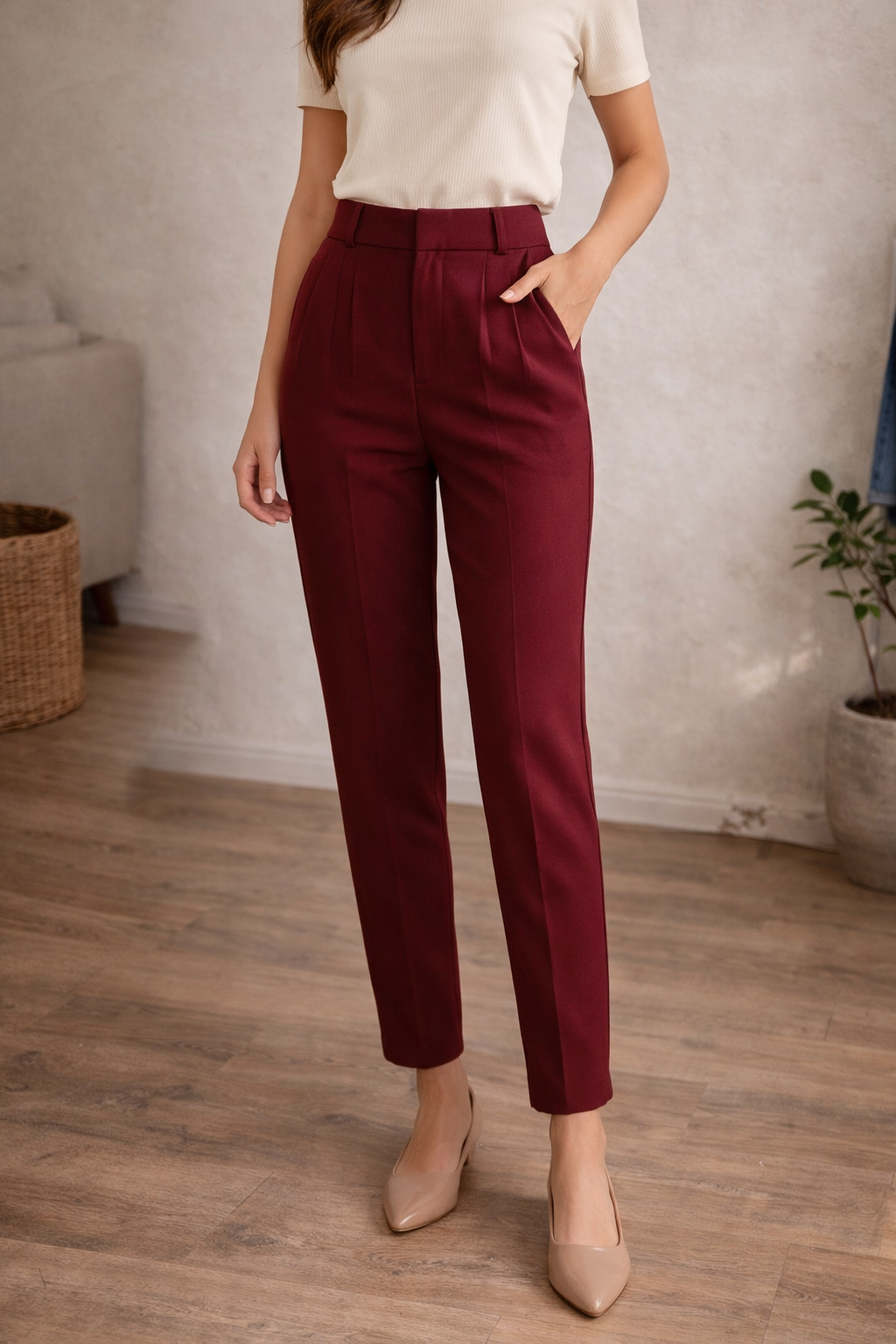 Stylish Trousers for Women with Plus Size Work Style
