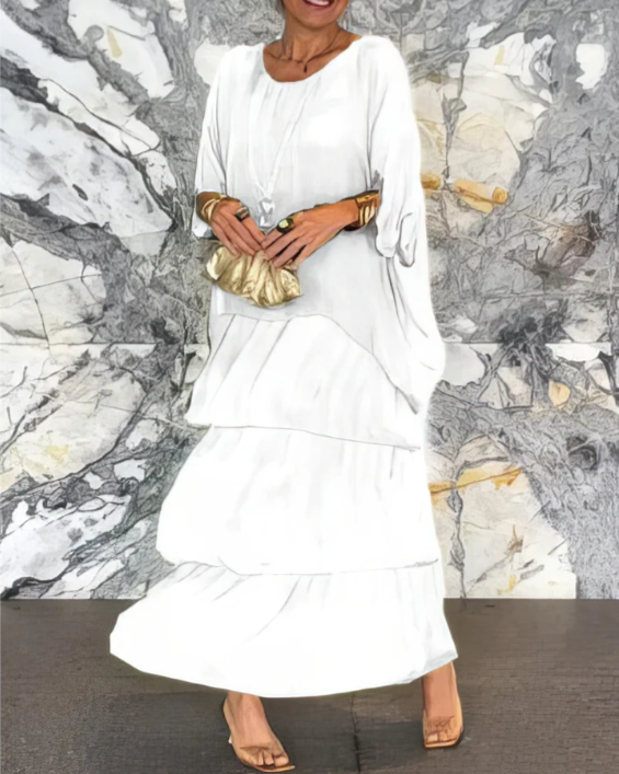 Berenice | Women Tiered Print Cocktail Dress