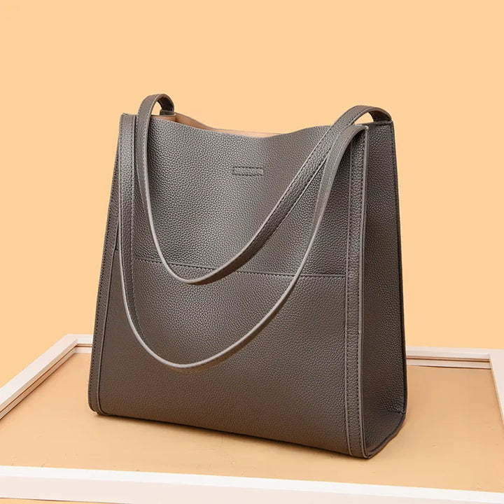 Bertrada | Women Structured Leather Tote Bag