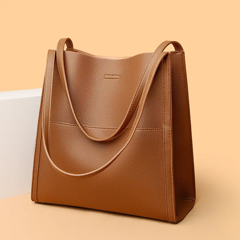 Bertrada | Women Structured Leather Tote Bag