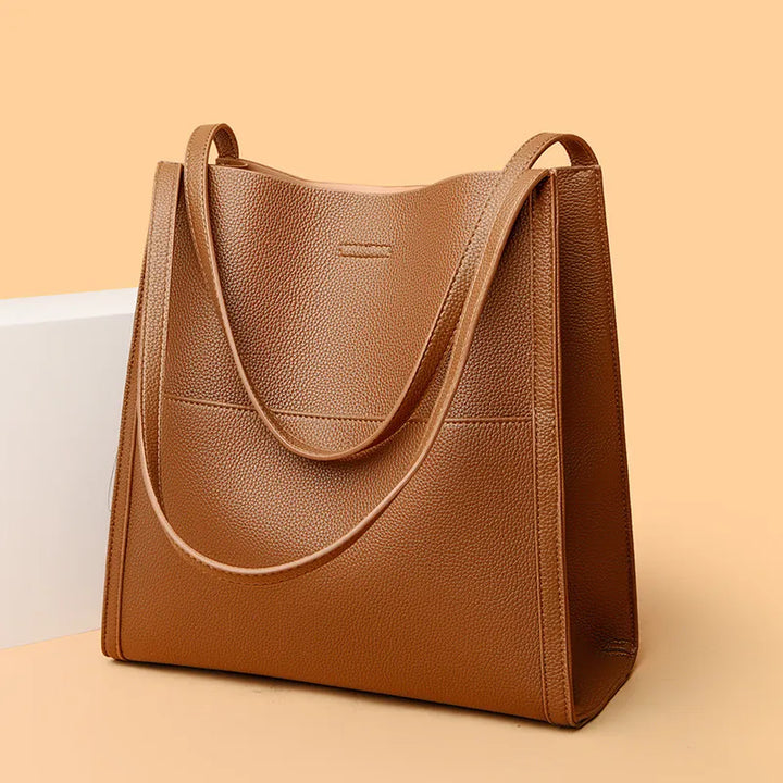 Bertrada | Women Structured Leather Tote Bag
