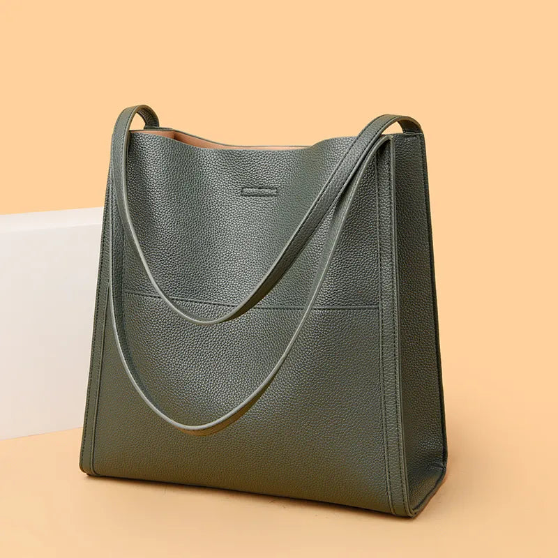 Bertrada | Women Structured Leather Tote Bag
