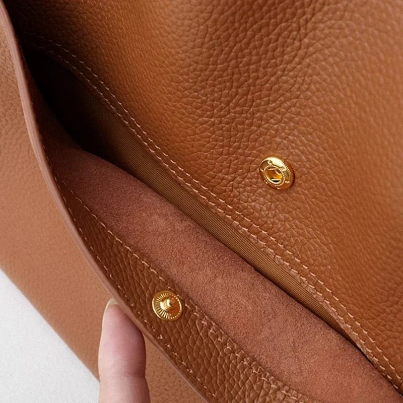 Bertrada | Women Structured Leather Tote Bag