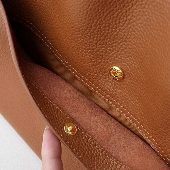 Bertrada | Women Structured Leather Tote Bag
