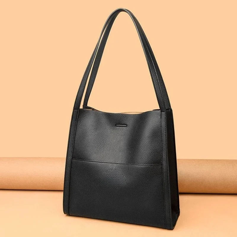 Bertrada | Women Structured Leather Tote Bag