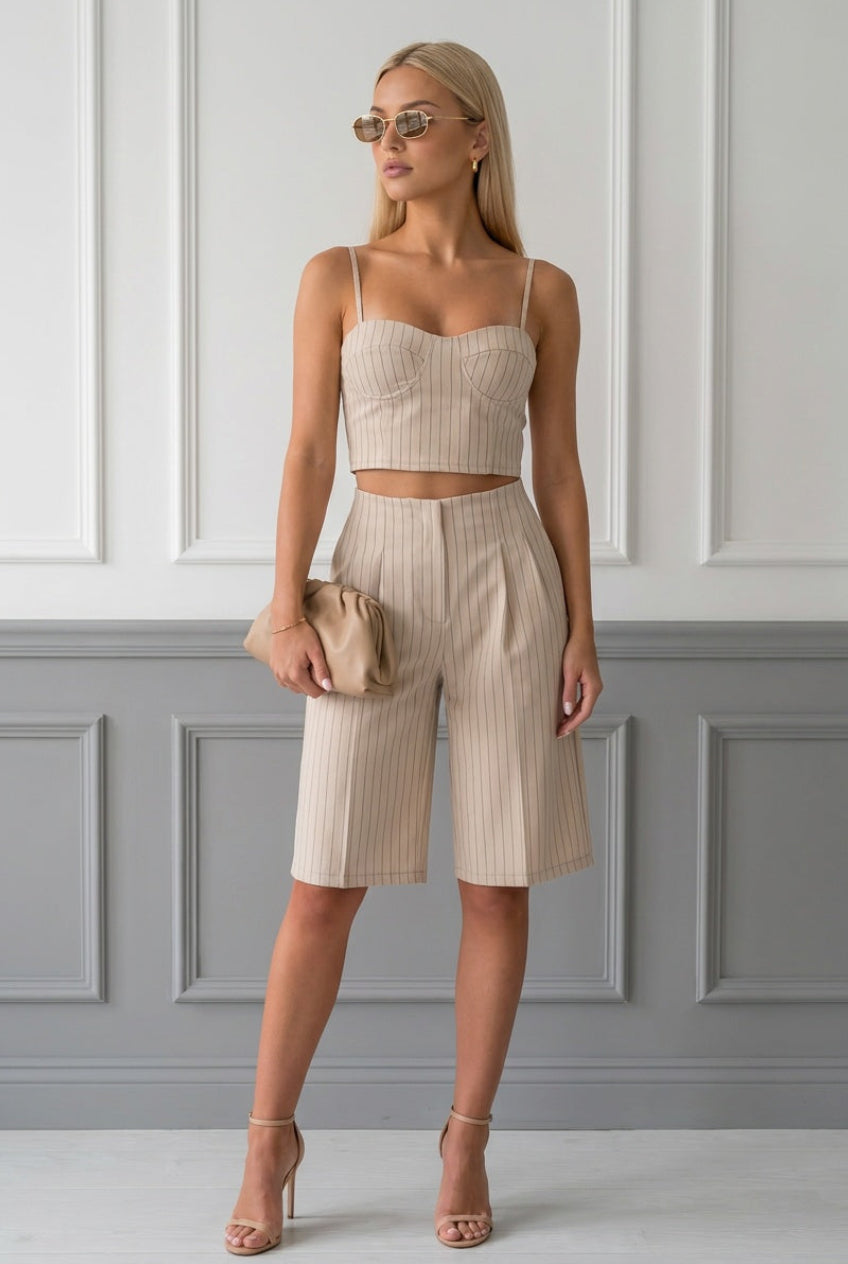 Fenella | Women Bustier Culotte Two Piece Set