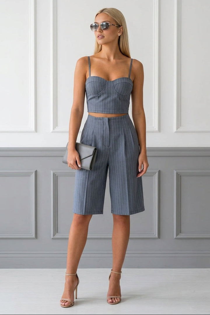 Fenella | Women Bustier Culotte Two Piece Set