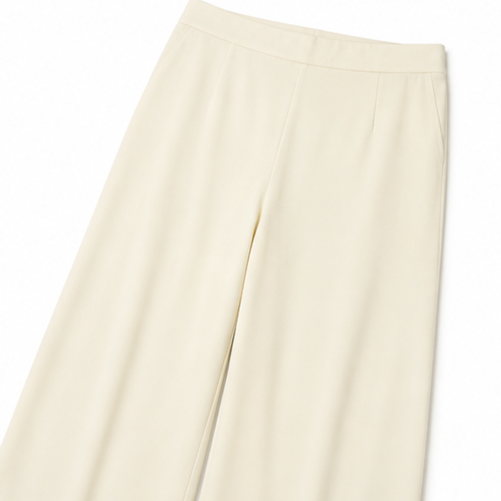True | Women's Linen Wide Leg Wrap Front Casual Two Piece Ruched Set
