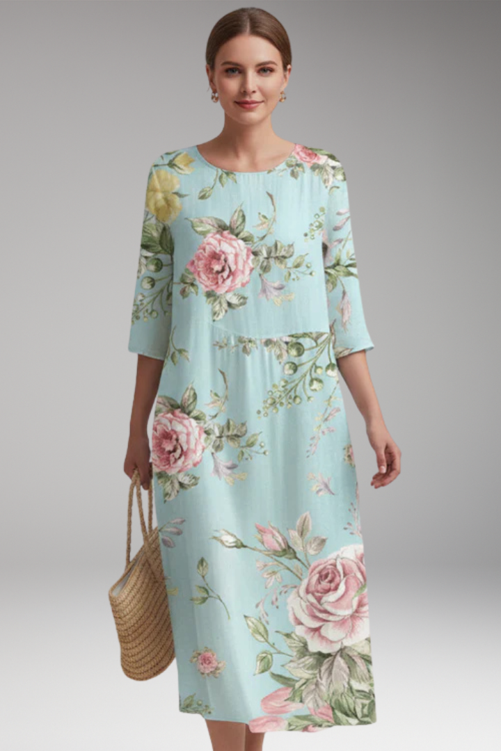 Keira | Women's Floral Midi Sundress