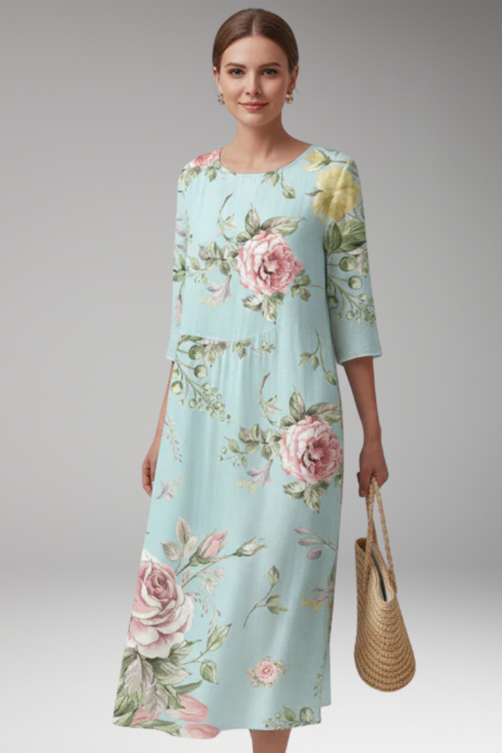 Keira | Women's Floral Midi Sundress