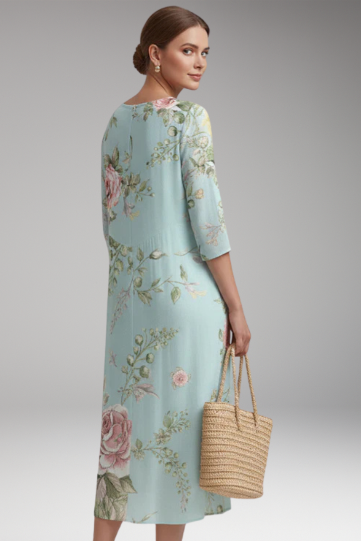 Keira | Women's Floral Midi Sundress