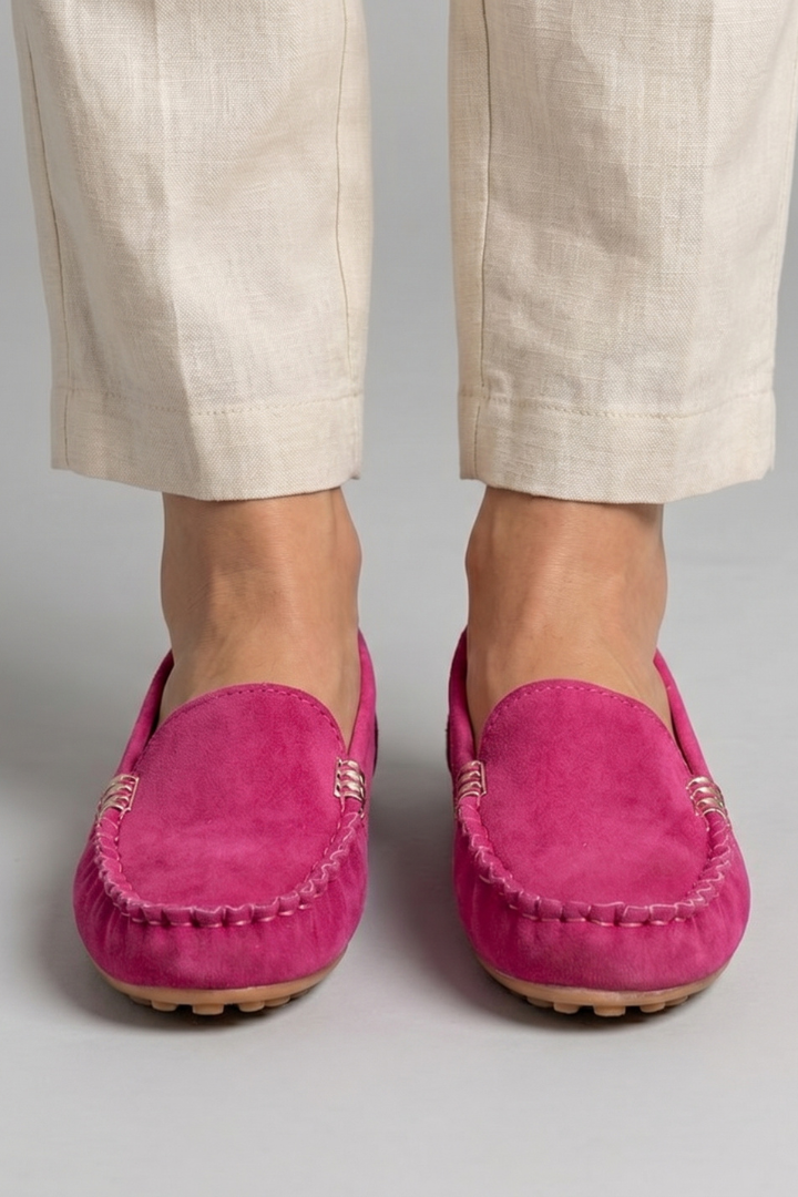 Rita | Women Suede Slip On Loafers