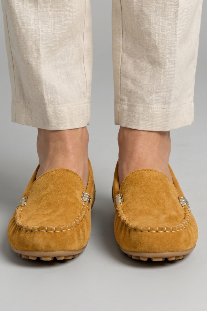 Rita | Women Suede Slip On Loafers